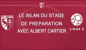 Stage - Albert CARTIER dresse le bilan