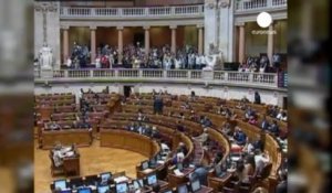 Portugal: manifestation antigouvernementale au parlement