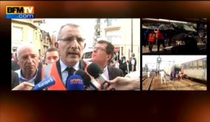 Guillaume Pépy, président de la SNCF, s'exprime après le déraillement d'un train à Brétigny-sur-Orge - 12/07