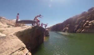 Clear Creek - AZ Trampoline Cliff Jumping