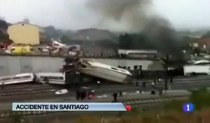 Accident de train en Espagne - 25/07 - plus de 70 morts et 130 blessés.