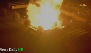Explosion d'une usine de Gaz en Floride - Vue Aérienne - 29th July 2013