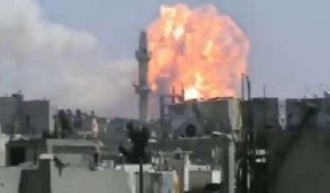 Une énorme explosion fait des dizaines de morts à Homs