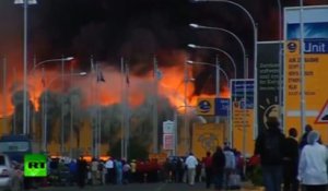 Kenya : énorme incendie à l'aéroport de Nairobi