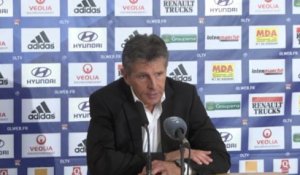 Claude Puel, déçu mais pas inquiet après Lyon-Nice