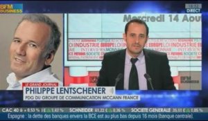 Philippe Lentschener, PDG du groupe de communication McCann France, dans Le Grand Journal - 14/08 4/6