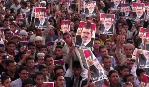 Au Yémen, manifestation de soutien au président déchu Morsi