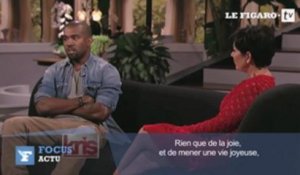 Son bébé, Kim Kardashian : ému, Kanye West se livre à la TV