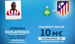 Officiel : Josuha Guilavogui file à l'Atlético Madrid !