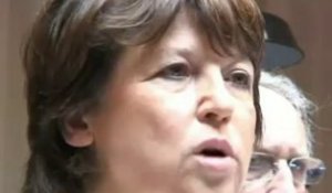 Martine Aubry :  Les  Français en ont marre de notre cacophonie"