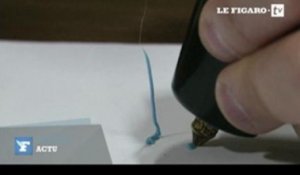 Un stylo pour "écrire" en 3D, une invention étonnante