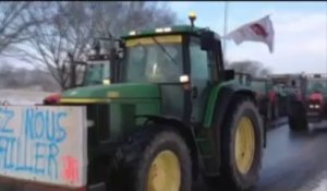 Manifestation des agriculteurs à Arras