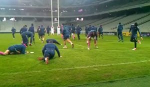 Grand stade : entraînement du Stade français