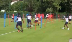 Les joueurs du LOSC sont en stage au Touquet