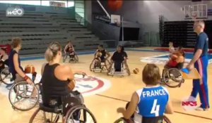 L’équipe de basket handisport se prépare à Villeneuve d’Ascq pour les jeux  paralympiques