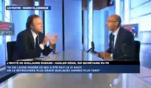 Harlem Désir, invité politique de Guillaume Durand avec LCI