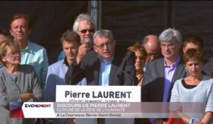 Évènements : Discours de Pierre Laurent, secrétaire national du PC