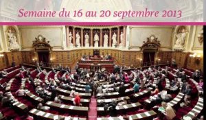 Sénat.Hebdo, semaine du 16 au 20 septembre 2013