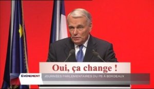 Jean-Marc Ayrault aux parlementaires socialistes "Restez soudés !"