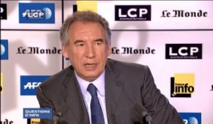 François Bayrou, invité de Questions d'Info sur LCP - 250913
