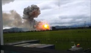 Explosion d'une usine de poudre à Tenjo