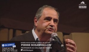 Pierre Rosanvallon pour la liberté de l'information