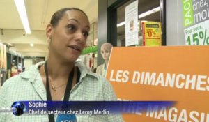 Ouverture dominicale : croissants et café pour les clients des magasins Leroy Merlin