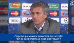 José Mourinho: Un sale caractère en conférence de presse