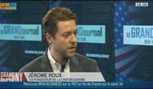 Test pour la cheesecakerie au taste of France : Jérôme Roux, dans Le Grand Journal de New York – 05/10 3/4