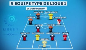 L'équipe type de la 9ème journée de Ligue 1 !