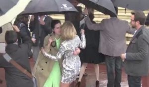 Cannes 2013 : Léa Seydoux et Tahar Rahim sous la pluie