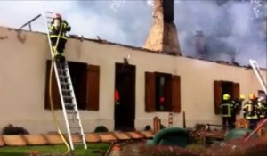 Incendie d'une habitation à Hesmond (Pas-de-Calais)