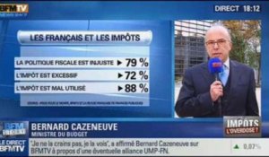 BFM Story: le sondage de l'Ipsos:  79% des français jugent la politique fiscale du gouvernement injuste - 14/10
