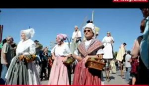 Concarneau. Filets bleus : un petit défilé, avant le grand