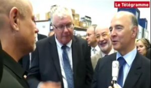 Lannion. La visite de Pierre Moscovici à Ekinops