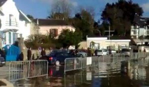 Saint-Goustan (56). Le port inondé une deuxième fois