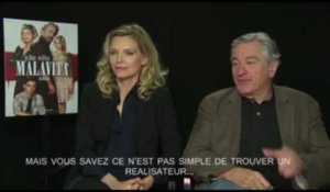 "Malavita": Entretien avec Robert de Niro et Michelle Pfeiffer - 18/10