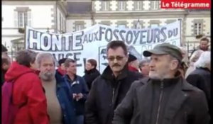Pontivy. 150 manifestants pour la défense des services publics