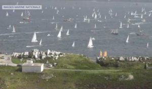 Tonnerres. Plus de 900 bateaux ont fait cap sur Douarnenez