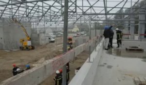 Châteaulin. Le centre de secours prend forme