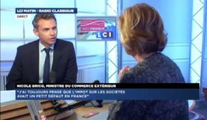 Nicole Bricq, invitée politique de Christophe Jakubyszyn avec LCI