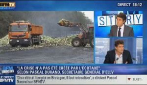 BFM Story: tensions sur l'écotaxe en Bretagne - 28/10