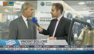 Introduction en bourse de Blue Solutions, Vincent Bolloré, dans Intégrale Bourse - 30/10