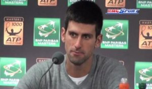 Tennis / Masters Bercy / Djokovic : "J'ai su saisir ma chance" / 03-11