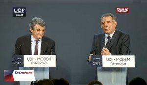 Évènements : Conférence de presse commune François Bayrou et Jean-Louis Borloo