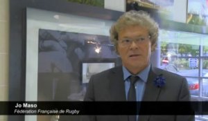 Hommage des rugbymen aux morts de 14-18