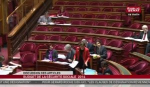 En Séance - Suite du projet de loi de financement de la sécurité sociale pour 2014