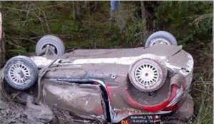 Rallye WRC - Le crash spectaculaire de Kubica