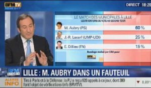BFM Story: les municipales à Lille: Martine Aubry serait réélue, selon le sondage CSA-BFMTV - 20/11