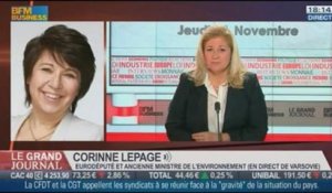 Corinne Lepage et Jean-Paul Betbèze, dans Le Grand Journal - 21/11 1/4